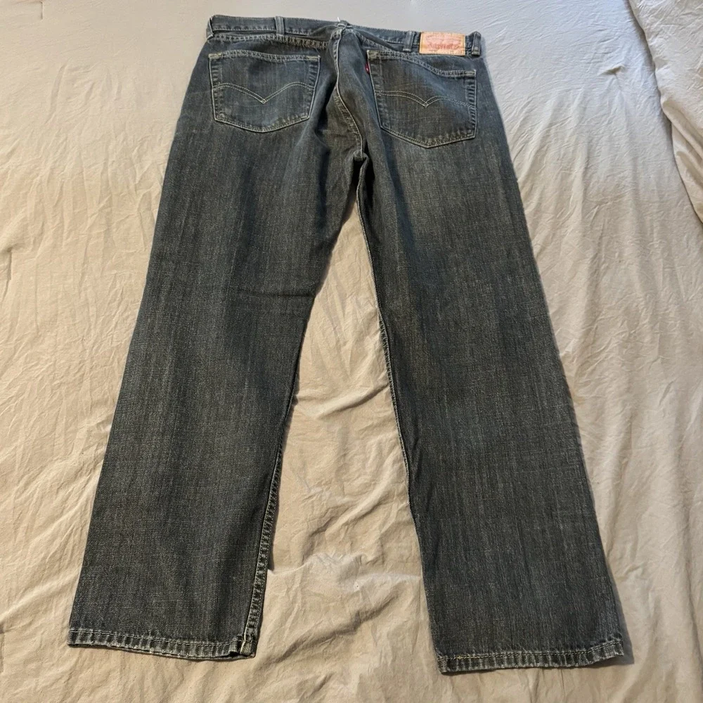 Levi's 505 Regular Fit Men's Jeans 38x30 100%‎ Cotton Blue ***See Description***